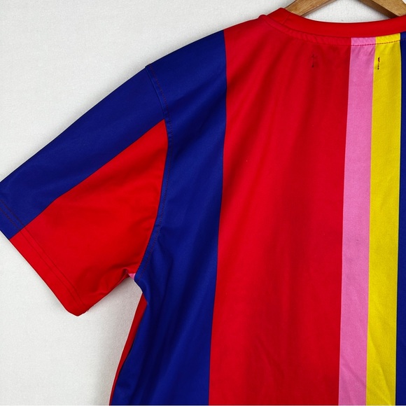 Odd Culture Cool Bear Tee Shirt Men's Size XL Multicolor Color block Y2K Retro - Picture 9 of 16